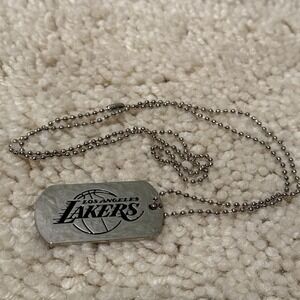 Los Angeles Lakers Dog-tag Necklace - New - NBA - Basketball